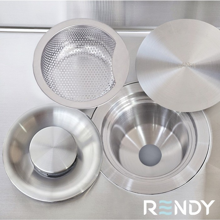 랜디 올스텐배수구 스텐 싱크대 배수구 배수관 배수통 주방 트랩 교체