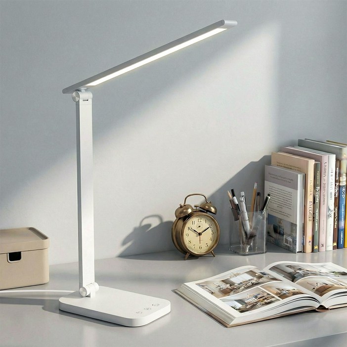 Airwit 스탠드 LED 조명 데스크 조명 무단계 밝기조절 학습 독서용