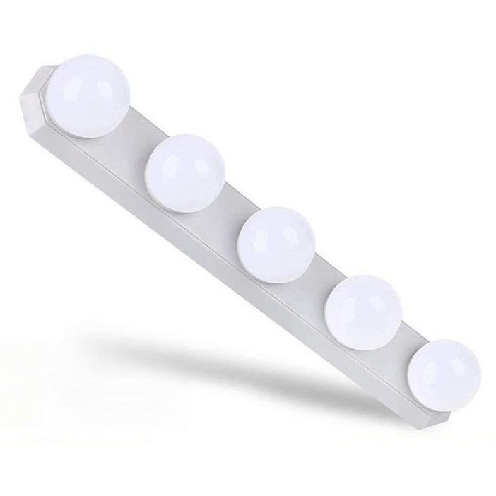 LED 거울 조명 5구, 주광색 백색전구색 LED 거울 조명 5구, 주광색 백색전구색