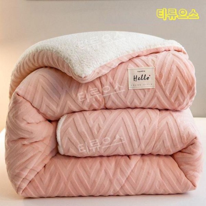 극세사이불 박나래이불 보온 양털 킹 자가발열 이불 포근한 Single
