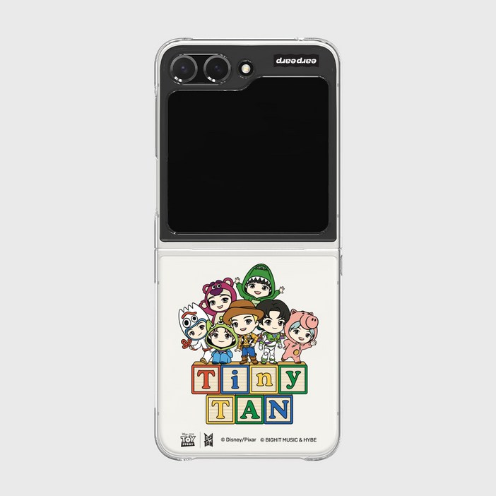 TinyTAN as ToyStoryearpearp All TogetherZ flip Clear Case