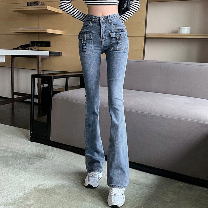 대박난박양 플랩포켓 세미 부츠컷진 대박난박양 플랩포켓 세미 부츠컷진