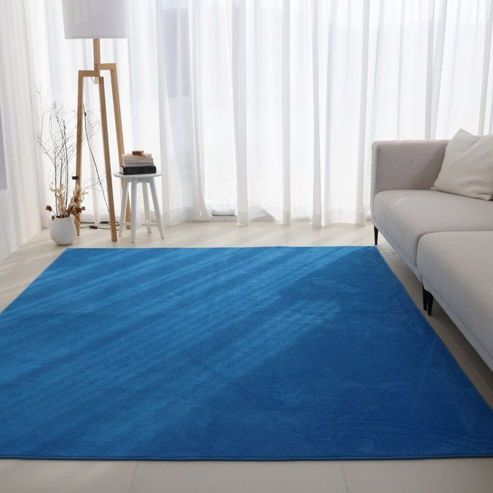 온결 먼지없는 워셔블 단모 사각 러그 카페트