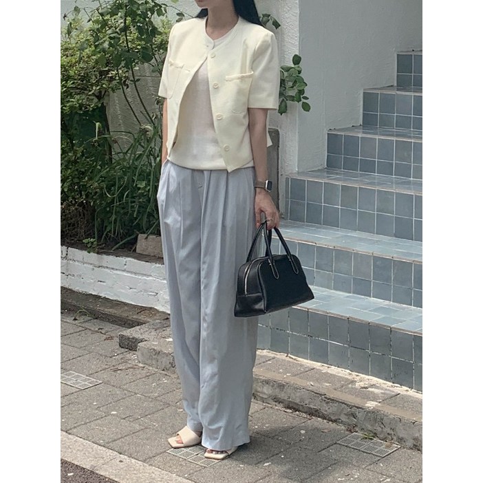 나인 린넨 슬랙스