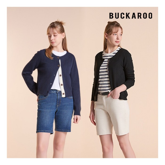 버커루 BUCKAROO 24SS 여성 데님 반바지 2종 버커루 BUCKAROO 24SS 여성 데님 반바지 2종