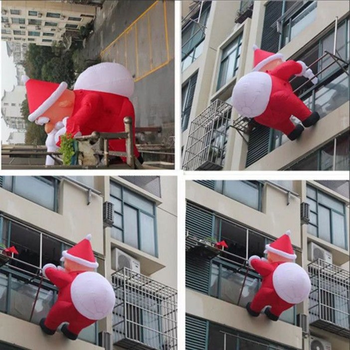 벽타는 산타 크리스마스 대형산타 성탄장식 벽타는 산타 크리스마스 대형산타 성탄장식