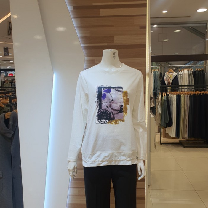엠씨 라운드 티셔츠C33T092