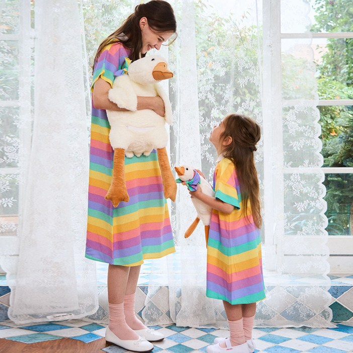 알콩단잠 엄마랑 딸이랑 모녀룩 여성, 여아 아동 주니어 원피스 커플 드레스