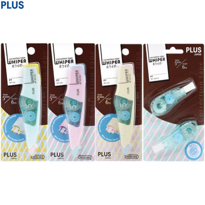 플러스 수정테이프 화이퍼 PT WH645
