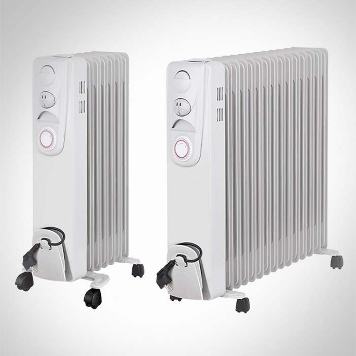 24시간 타이머 절전형 이동식 전기 라디에이터, 타이머 라디에이터 15핀화이트