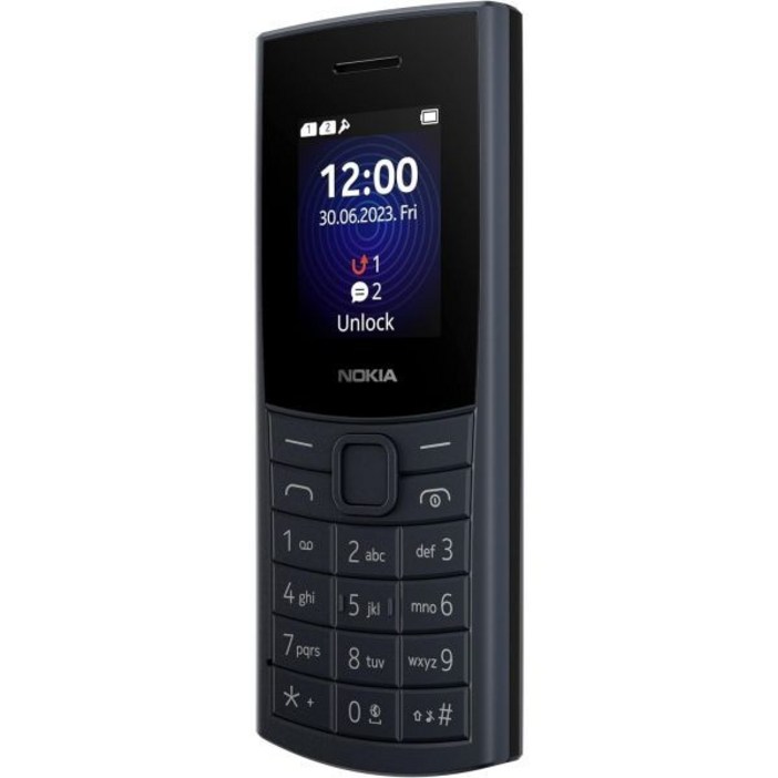 노키아 110 4G | 듀얼 SIM GSM 잠금 해제 휴대폰 볼테 블루 국제 버전 ATT크리켓베리존 호환되지 않음