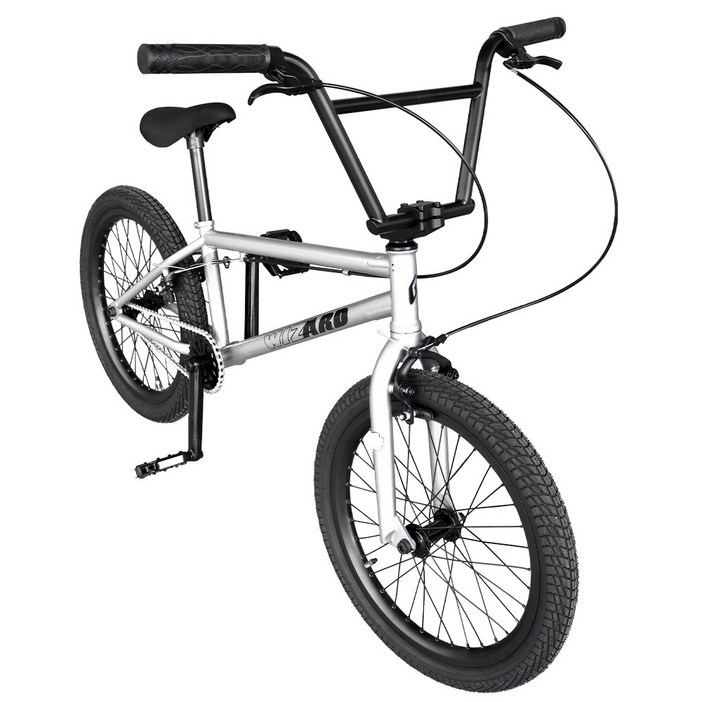 지멘스자전거BMX 가벼운 크로몰리 차체 선수용 자전거 위저드 20인치, 146cm, 1개, 위저드20크롬미조립 기본박스공구미포함