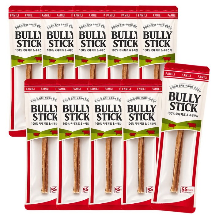 파밀리 강아지 불리스틱 간식