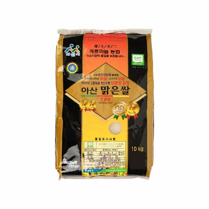 농협 특등급 아산맑은쌀 10kg 단일품종 백미 2024년 햅쌀 농협 특등급 아산맑은쌀 10kg 단일품종 백미 2024년 햅쌀
