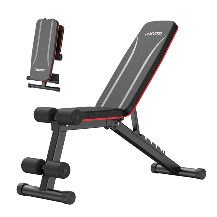 JOROTO 조절 가능한 덤벨 벤치 3in1 인클라인 덤벨 벤치 플랫 덤벨 벤치 디클라인 덤벨 벤치-검은색, Black