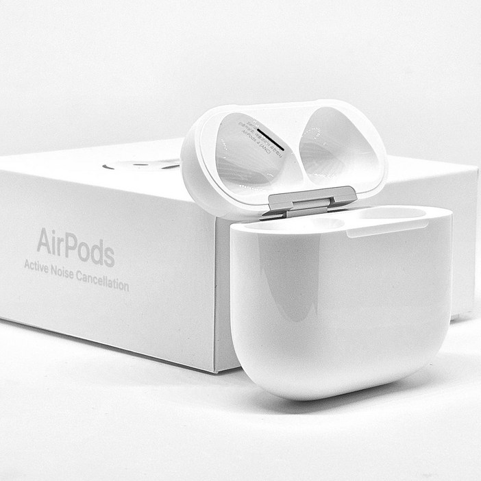 애플 (새제품) 에어팟 4세대 본체 ANC 노이즈캔슬링 충전케이스 에어팟4 충전기 (+철가루 스티커)
