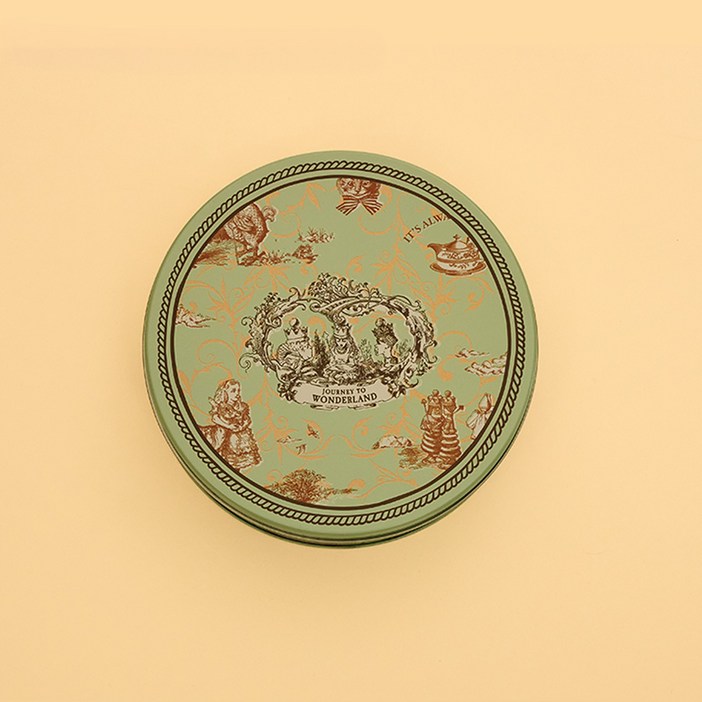 [모스가든1919] 원형 틴 케이스 L_5type, 1개, 02 앨리스가든