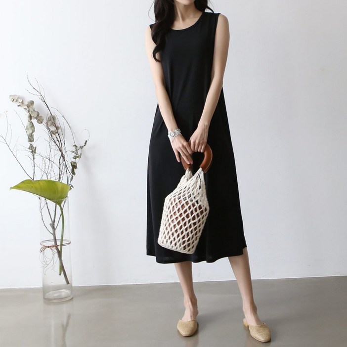 아이엠수 여름민소매 쿨원피스