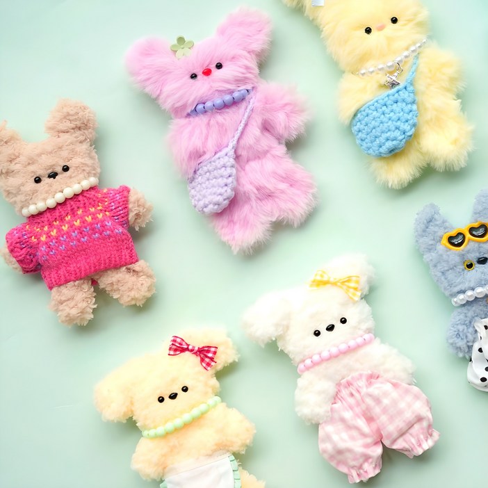 6종세트 컬러인베리 DIY 모루 인형 만들기 대박 세트, 1개