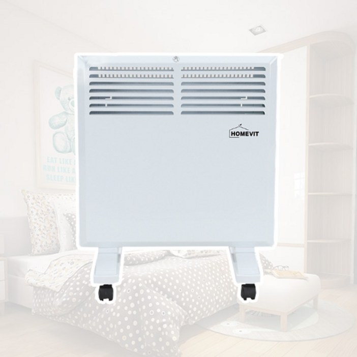 라디에이터 컨벡터 H-VN10 1KW 온도조절 난방기 벽걸이 스탠드 겸용 무풍 욕실용 히터 가정용
