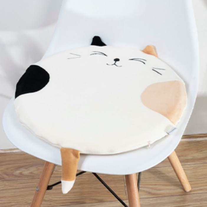 구스터프 캐릭터 원형 방석