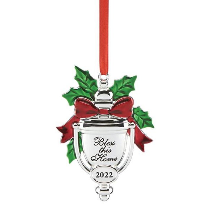 레녹스 크리스마스 오너먼트 트리 장식 2022 Bless This Home