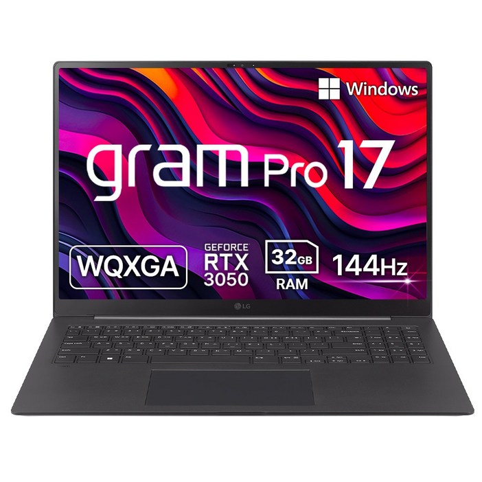 LG전자 2024 그램 Pro 17 43.1 코어Ultra7 지포스 RTX 3050