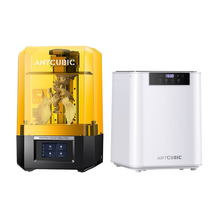 애니큐빅 M5S PRO 3D프린터 워시앤큐어 맥스 W&C MAX 세트