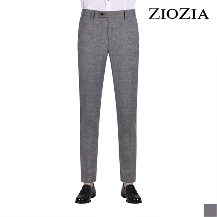 지오지아그레이 글렌체크 미라클 정장팬츠 ABC2SP1204