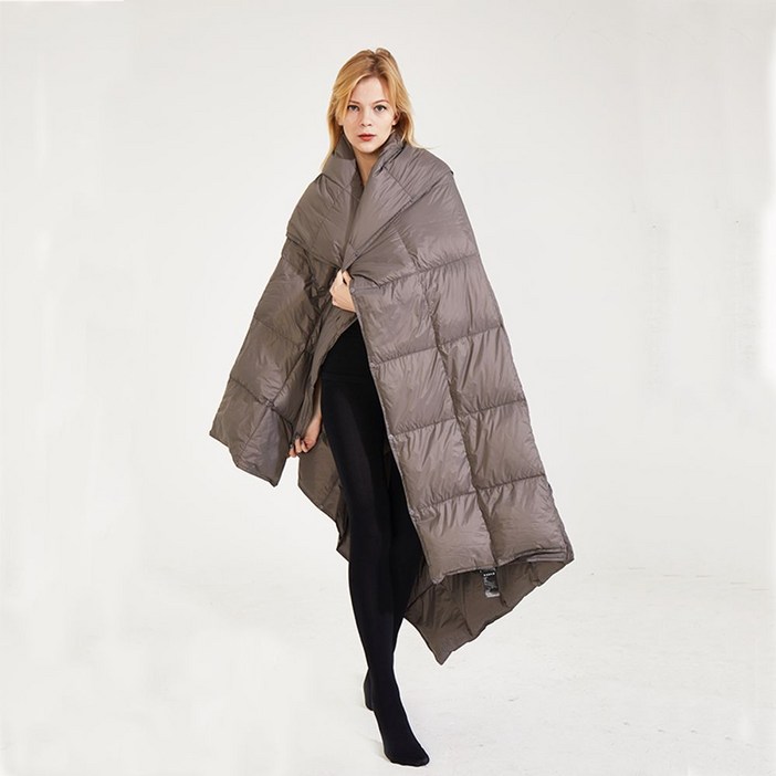 패딩 담요 구스다운 심플 사무실 휴대용 무릎 캠핑 보온