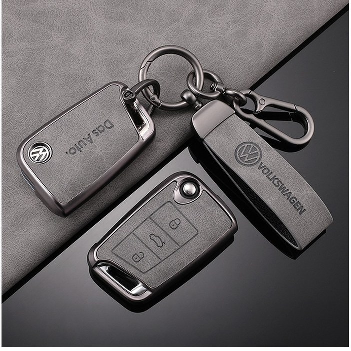 피니트 폭스바겐 호환 가죽 차키케이스 자동차 키링 키홀더