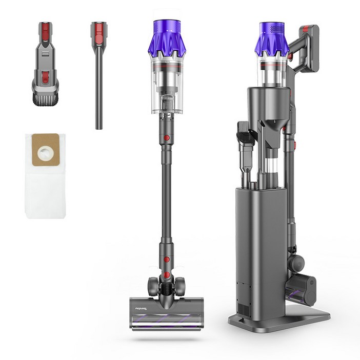 [2025년형] Teendow LDC 디스플레이 500W BLDC 무선청소기+먼지 비움 충전 스테이션 V11 STRONG MAX
