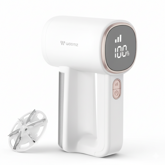 움즈 보풀제거기 세탁소용 충전식 전기식 6중날 보푸라기제거, WZ-LX700