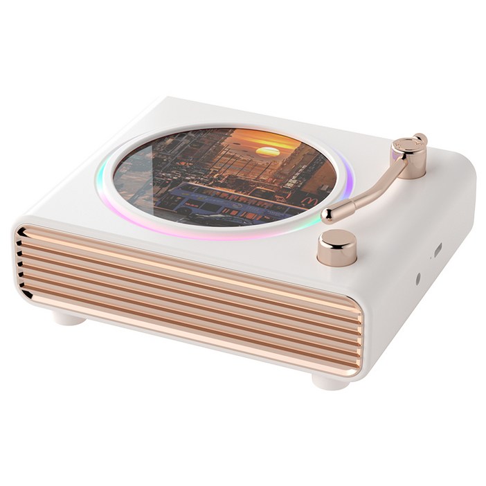 인플리바타 휴대용 빈티지 블루투스 스피커