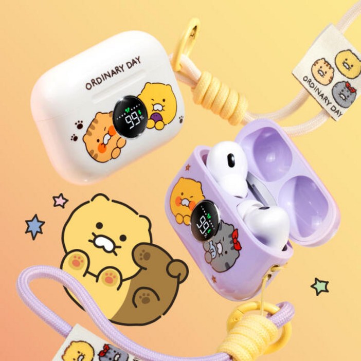 카카오프렌즈 오디너리 데이 무선 블루투스 이어폰