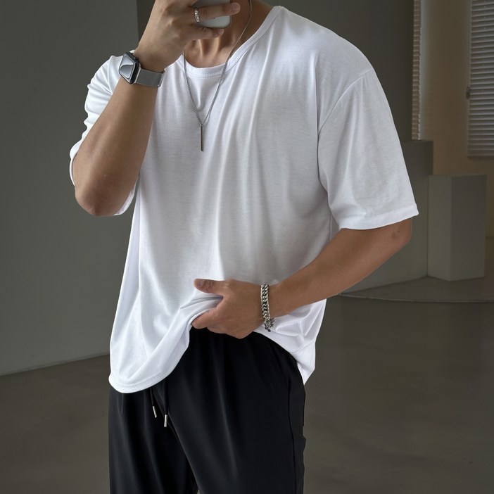 빠델 실켓 유넥 반팔 티셔츠 빠델 실켓 유넥 반팔 티셔츠