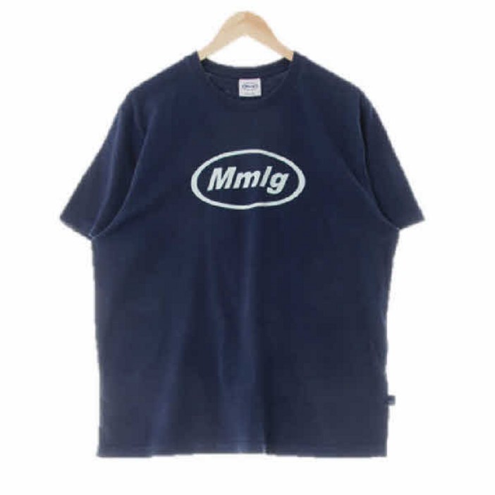엠엠엘지 5664 mmlg 라이트네이비 프린팅 면 로고반팔티 [M] 수지네 구제