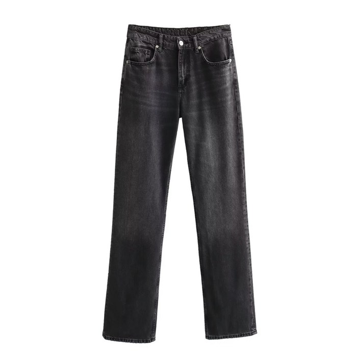 ZARA 여자신상 데님팬츠 캐주얼 와이드핏 청바지 2Y1007