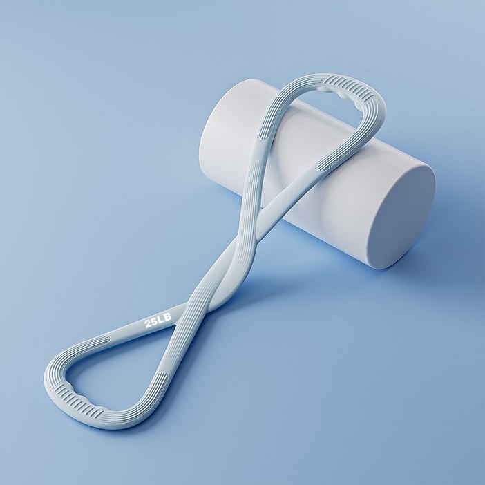 피코룸 요가 스트레칭 필라테스 라텍스 밴드(1+1), 1개, 스카이 블루