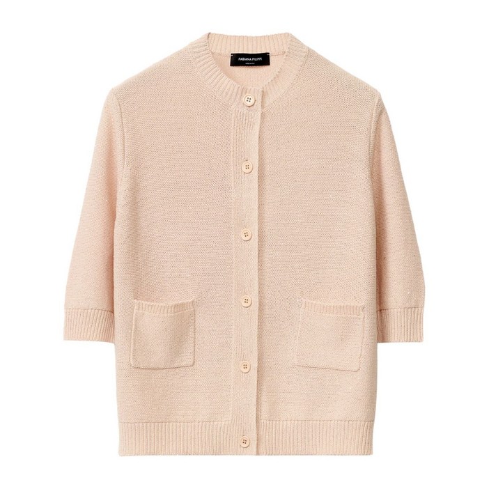 파비아나필리피 7부 소매 가디건