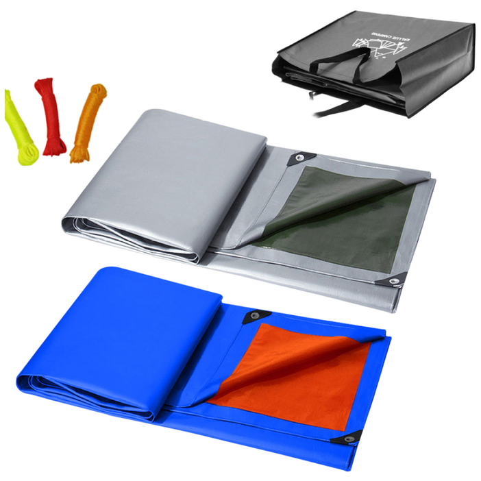 캠프 타포린 양면코팅 최고급 방수포 3 X 4m 스트링 증정