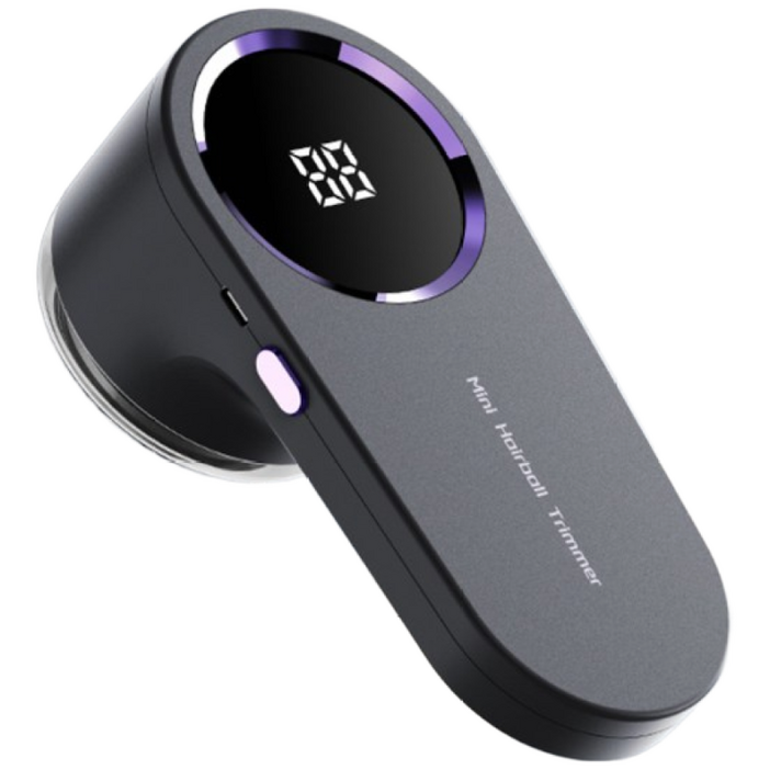 YONIVI 슈퍼파워 보풀제거기 6중커터 휴대용 충전식 본품+커터+케이블+브러쉬, 다크그레이, 009