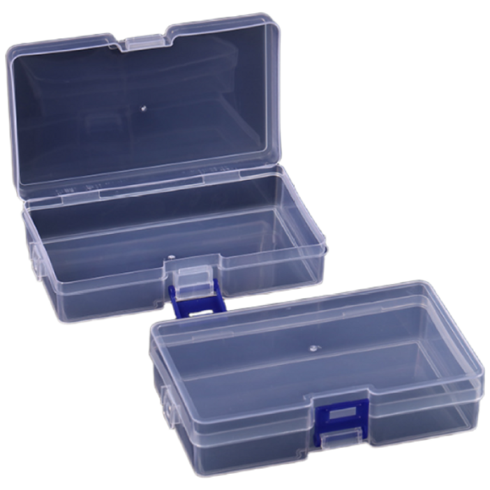 리투나 플라스틱 사각 보관 정리 미니케이스, 투명, 5개