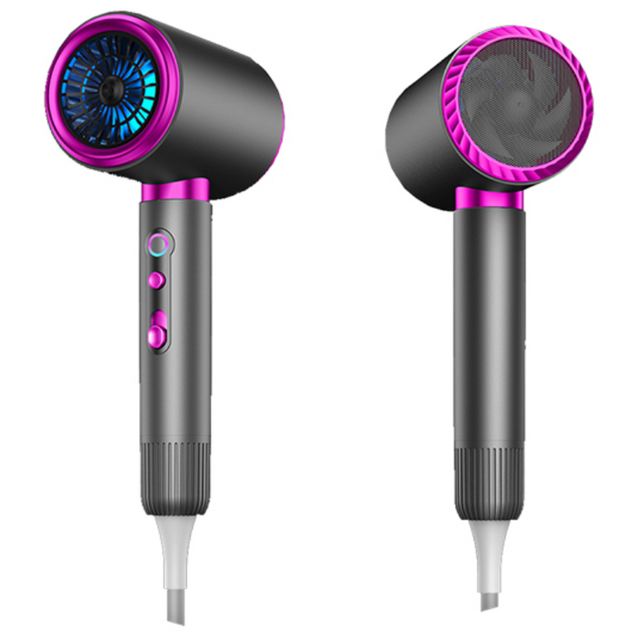 SAMSEA 샘씨 파워풍량 전문가용 이온 헤어 드라이어 2100W, 블랙