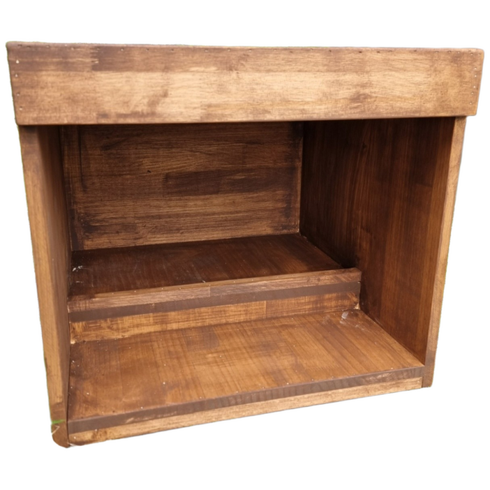 이너피스 원목 길고양이 급식소  장마철 방수 실외 밥그릇 하우스