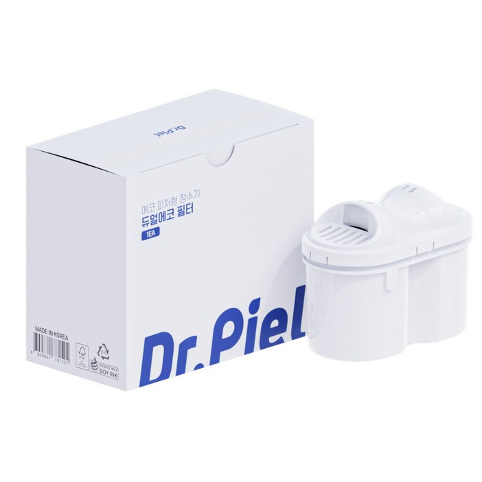 닥터피엘 에코 피처형 정수기 리필 필터 세트 필터 3개입  12개월, 단일상품