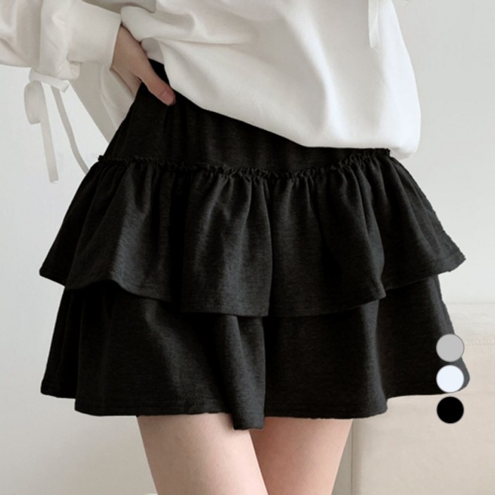 라라온 여성용 순면 캉캉 미니스커트 TSP351