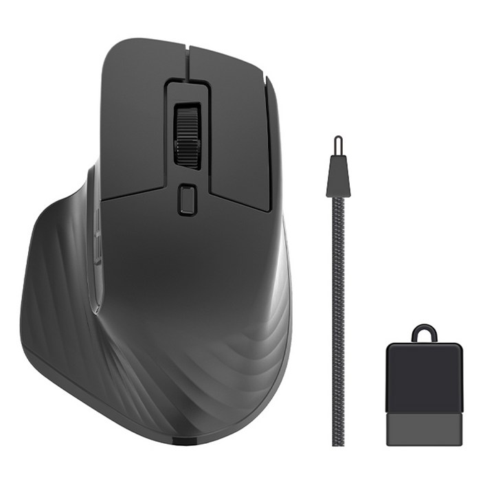 스마텍 미니타입 무선 마우스 8cm STM-BT4000, STM-BT4000, 블랙