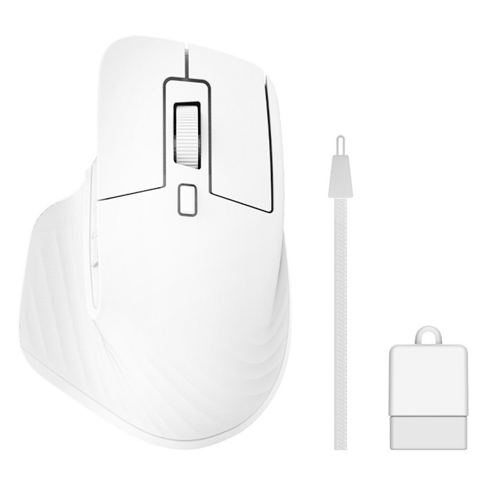 스마텍 미니타입 무선 마우스 8cm, STM-BT4000, 화이트