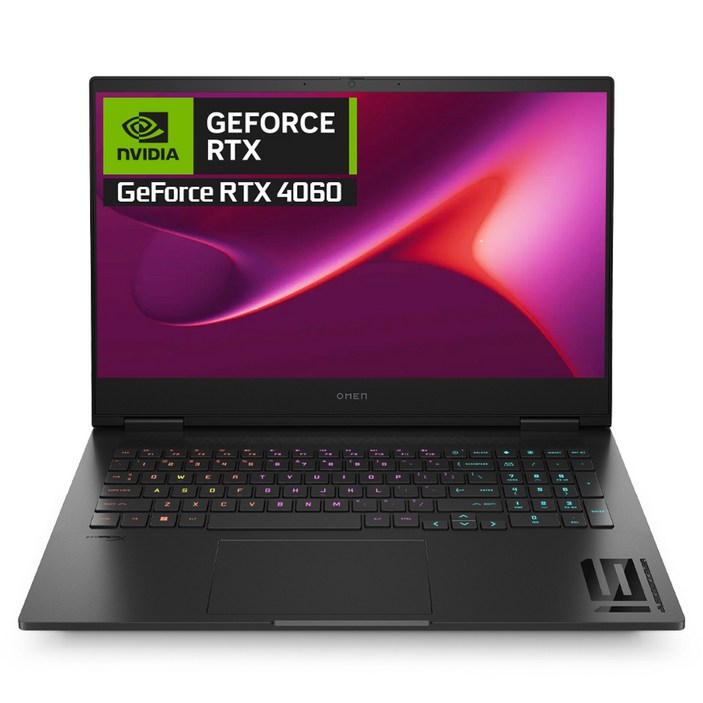 HP 2024 오멘 16 코어i5 인텔 14세대 지포스 RTX 4060, Shadow Black, 512GB, 32GB, WIN11 Home, 16-wf1183tx